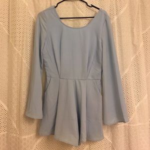 Dainty Hooligan Periwinkle Romper
